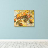 ビンセント・ヴァン・ゴッホ – リンゴ、梨、レモン、ブドウ キャンバスプリント (インサイチュ (ウッドフロア))