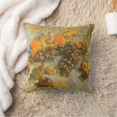 ビンセント・ヴァン・ゴッホ – リンゴ、梨、レモン、ブドウ クッション (ブランケット)