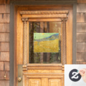 ビンセント・ヴァン・ゴッホ – リーパーとホイートフィールド ウィンドウサイン (ホームデコレーション)