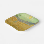 ビンセント・ヴァン・ゴッホ – リーパーとホイートフィールド ペーパープレート (傾斜あり)