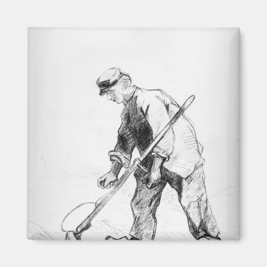 ビンセント・ヴァン・ゴッホ |リーパー マグネット (正面)