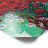 ビンセント・ヴァン・ゴッホ – レッドポピーとデイジー フォトプリント            (角)