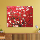 ビンセント・ヴァン・ゴッホ・レッド・アーモンド・ブロッサム（1890年） キャンバスプリント (インサイチュ (リビング))