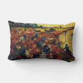 ビンセント・ヴァン・ゴッホ・レッド・ヴィネヤード ランバークッション (裏面)