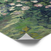 ビンセント・ヴァン・ゴッホ – ローズブッシュinブロッサム ポスター (角)