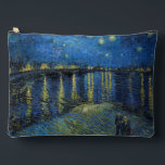 ビンセント・ヴァン・ゴッホ – ローネの星の夜 アクセサリーポーチ<br><div class="desc">Starry Night Over the Rhone / Nuit etoilee sur le Rhone - Vincent van ゴッホ、Canvas油、1888、Arles</div>