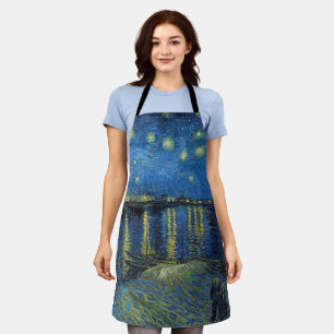 ビンセント・ヴァン・ゴッホ – ローネの星の夜 エプロン