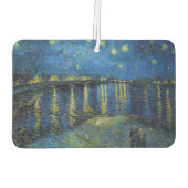 ビンセント・ヴァン・ゴッホ – ローネの星の夜 カーエアーフレッシュナー (裏面)