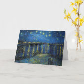 ビンセント・ヴァン・ゴッホ – ローネの星の夜 カード (黄色い花)
