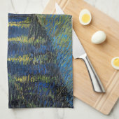 ビンセント・ヴァン・ゴッホ – ローネの星の夜 キッチンタオル (四つ折り)