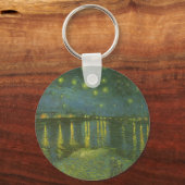 ビンセント・ヴァン・ゴッホ – ローネの星の夜 キーホルダー (正面)