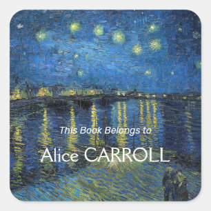 ビンセント・ヴァン・ゴッホ – ローネの星の夜 スクエアシール