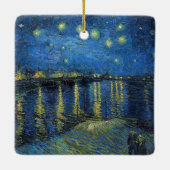 ビンセント・ヴァン・ゴッホ – ローネの星の夜 セラミックオーナメント (裏面)