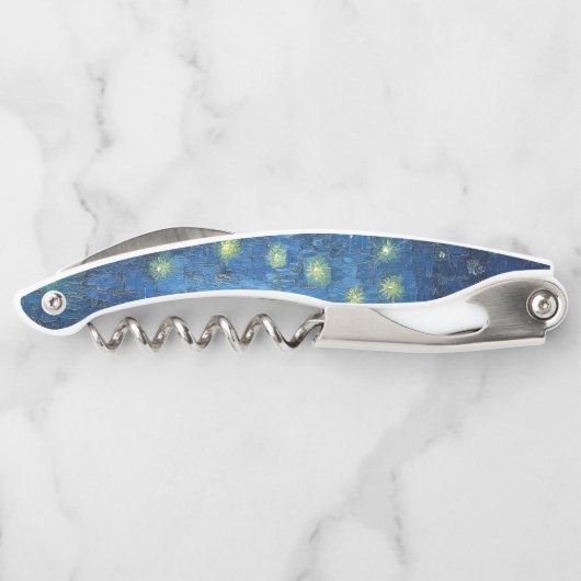 ビンセント・ヴァン・ゴッホ – ローネの星の夜 ソムリエナイフ (裏面)