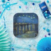 ビンセント・ヴァン・ゴッホ – ローネの星の夜 ペーパープレート (パーティー)