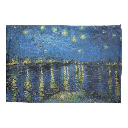 ビンセント・ヴァン・ゴッホ – ローネの星の夜 枕カバー (裏面)