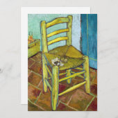 ビンセント・ヴァン・ゴッホ – ヴァン・ゴッホの椅子 サンキューカード (正面/裏面)