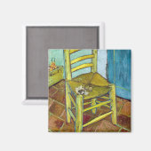 ビンセント・ヴァン・ゴッホ – ヴァン・ゴッホの椅子 マグネット (正面/裏面)