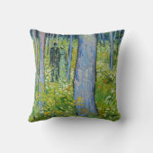 ビンセント・ヴァン・ゴッホ – 二つの姿で低成長 クッション (裏面)