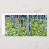 ビンセント・ヴァン・ゴッホ – 二つの姿で低成長 サンキューカード (正面/裏面)