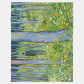 ビンセント・ヴァン・ゴッホ – 二つの姿で低成長 フリースブランケット (正面)