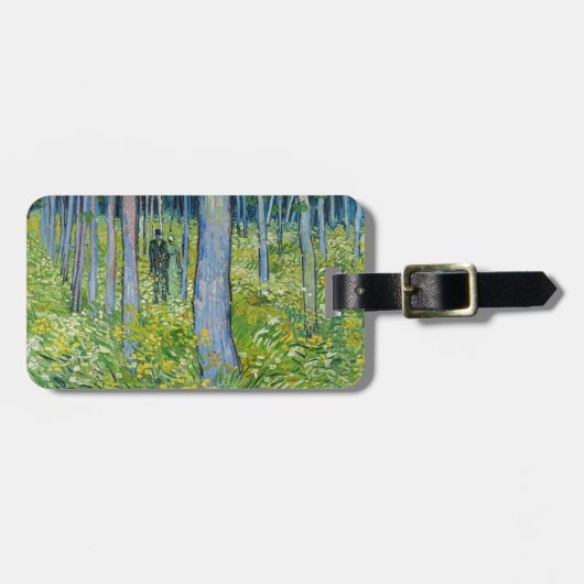 ビンセント・ヴァン・ゴッホ – 二つの姿で低成長 ラゲッジタグ (正面横)