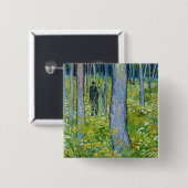 ビンセント・ヴァン・ゴッホ – 二つの姿で低成長 缶バッジ (正面&裏面)