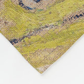 ビンセント・ヴァン・ゴッホ – 二つの姿を持つファームハウス フリースブランケット (角)