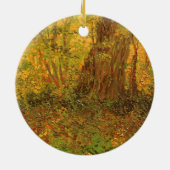 ビンセント・ヴァン・ゴッホ – 低成長 セラミックオーナメント (裏面)