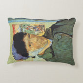 ビンセント・ヴァン・ゴッホ – 包帯された耳と自己のポートレート アクセントクッション (裏面)