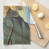 ビンセント・ヴァン・ゴッホ – 包帯された耳と自己のポートレート キッチンタオル (四つ折り)