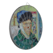 ビンセント・ヴァン・ゴッホ – 包帯された耳を持つ自己の肖像画 ダーツボード (正面左)