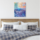 ビンセント・ヴァン・ゴッホ – 囚人の歩くザラウンド キャンバスプリント (インサイチュ (寝室))