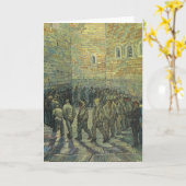 ビンセント・ヴァン・ゴッホ – 囚人の運動 カード (黄色い花)