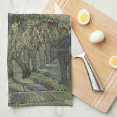 ビンセント・ヴァン・ゴッホ – 囚人の運動 キッチンタオル (四つ折り)