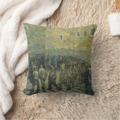 ビンセント・ヴァン・ゴッホ – 囚人の運動 クッション (ブランケット)