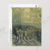 ビンセント・ヴァン・ゴッホ – 囚人の運動 ポストカード (正面/裏面)