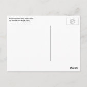 ビンセント・ヴァン・ゴッホ – 囚人の運動 ポストカード (裏面)