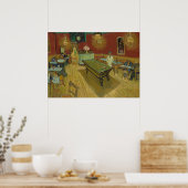 ビンセント・ヴァン・ゴッホ – 夜のカフェ1888 ポスター (キッチン)