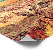 ビンセント・ヴァン・ゴッホ – 密閉小麦フィールドファインアート ポスター (角)