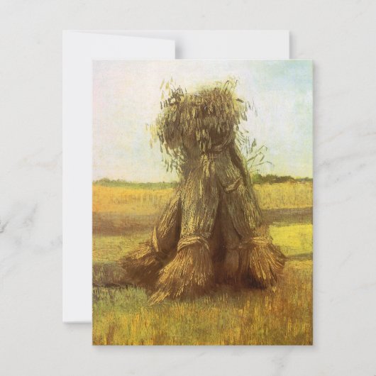 ビンセント・ヴァン・ゴッホ – 小麦のシーブ (正面)