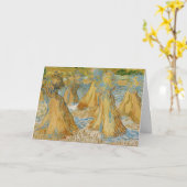 ビンセント・ヴァン・ゴッホ – 小麦のシーブ カード (黄色い花)