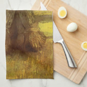 ビンセント・ヴァン・ゴッホ – 小麦のシーブ キッチンタオル (四つ折り)