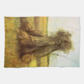 ビンセント・ヴァン・ゴッホ – 小麦のシーブ キッチンタオル (横)