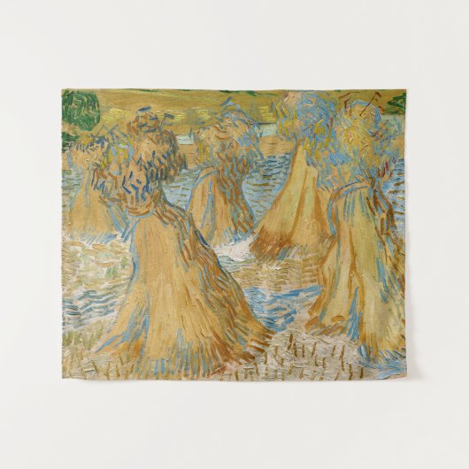 ビンセント・ヴァン・ゴッホ – 小麦のシーブ タペストリー (正面(横))