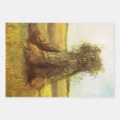 ビンセント・ヴァン・ゴッホ – 小麦のシーブ ラッピングペーパーシート (正面)