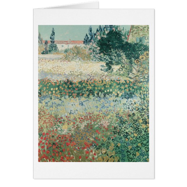 ビンセント・ヴァン・ゴッホ |庭の開花, Arles, 1888 (正面)