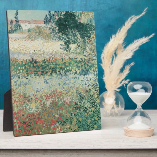 ビンセント・ヴァン・ゴッホ |庭の開花, Arles, 1888 フォトプラーク (側面)