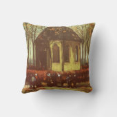 ビンセント・ヴァン・ゴッホ – 教会の人々を集めるNuenenのチャペル クッション (裏面)