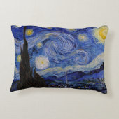 ビンセント・ヴァン・ゴッホ – 星空の夜 アクセントクッション (裏面)